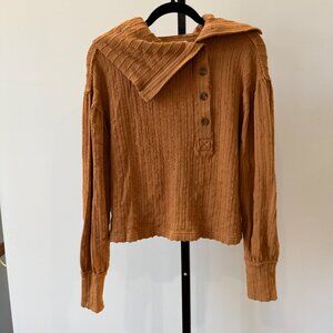 We The Free Off Centre Neck Pullover NWOT Size XS